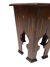 Arts & Crafts Side Table in Wenge, 1900s